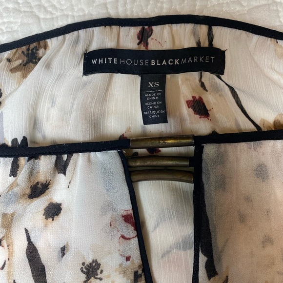 White House‎ Black Market open shoulder blouse. - Picture 8 of 14